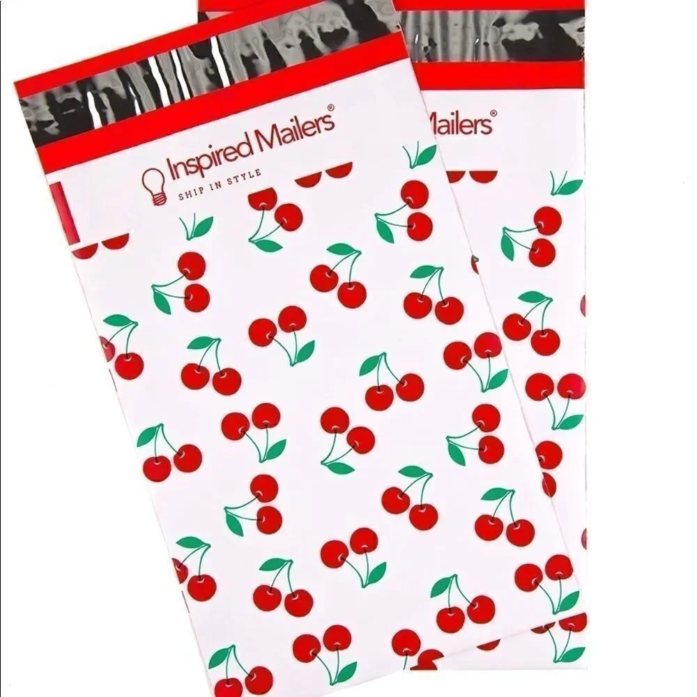 Poly Mailers MIX 6x9 10x13 Cherry 35pcs 35stickers